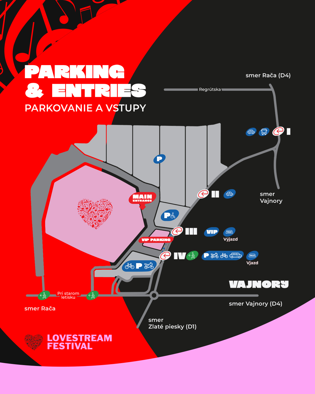 LOVESTREAM Festival venue map